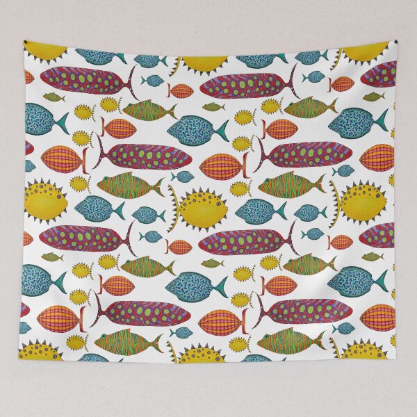 Item preview, Lovely Fish on an Evening Stroll  designed and sold by KakiDimock.