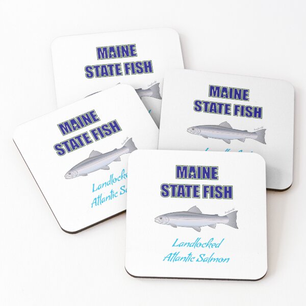 Item preview, Maine State Fish - Landlocked Atlantic Salmon T-Shirt designed and sold by KaplanCrypto.