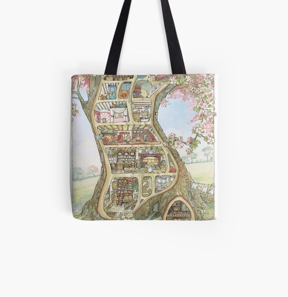 Crabapple Cottage All Over Print Tote Bag