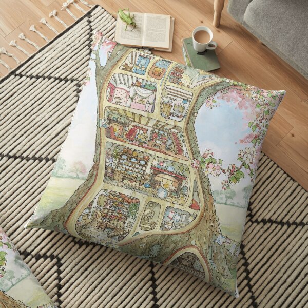 Crabapple Cottage Floor Pillow
