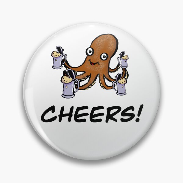 Item preview, Cheers, octopus serving drinks designed and sold by Gary2419.
