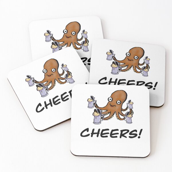 Item preview, Cheers, octopus serving drinks designed and sold by Gary2419.