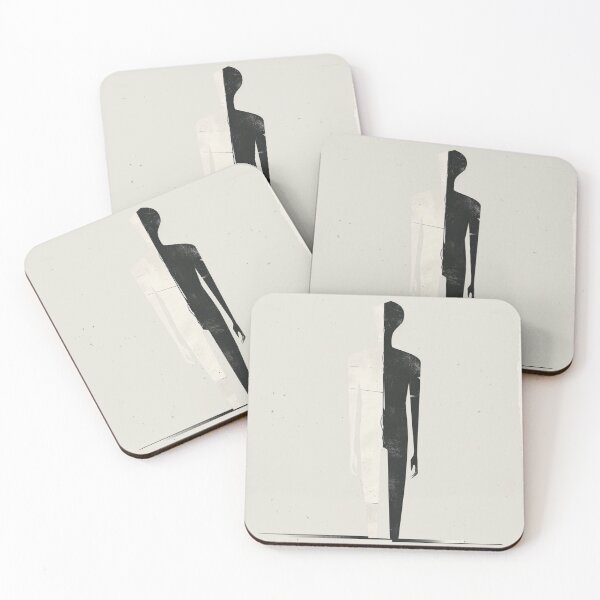 Item preview, Duality of Man - Black and White Abstract Art designed and sold by nshaltiel.