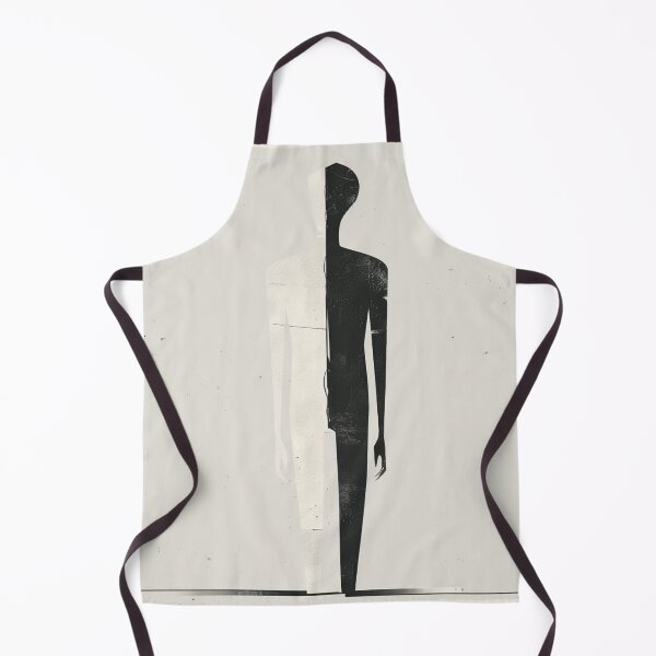 Item preview, Duality of Man - Black and White Abstract Art designed and sold by nshaltiel.