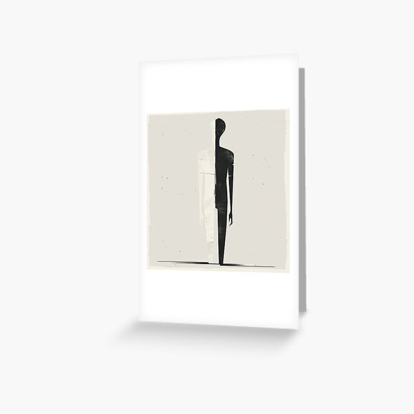 Item preview, Duality of Man - Black and White Abstract Art designed and sold by nshaltiel.