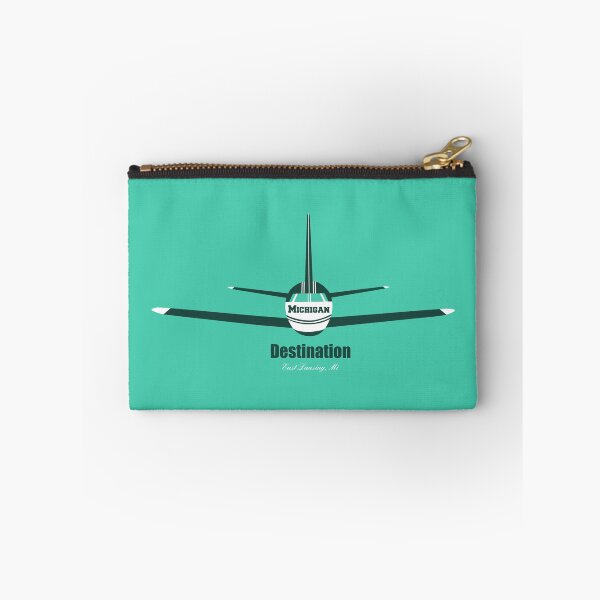 Item preview, Destination East Lansing Michigan MI Airplane Logo designed and sold by Lartheviking.