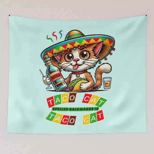 Item preview, Taco Cat Tequila Time designed and sold by TeddVentures.