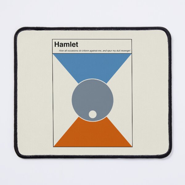 Item preview, Hamlet Shakespeare Minimalist Abstract Art Design designed and sold by kakarikihill.