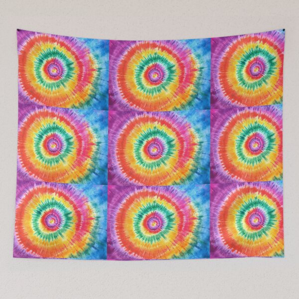 Item preview, Copy of The colorful patterns of tie-dye fabric designed and sold by wonderisland.