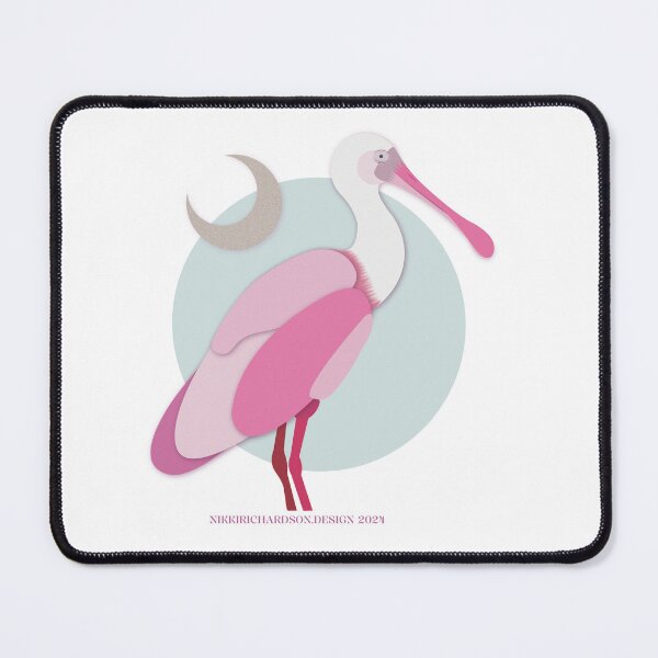 Item preview, Roseate Spoonbill Bird Graphic designed and sold by Studio Nique.