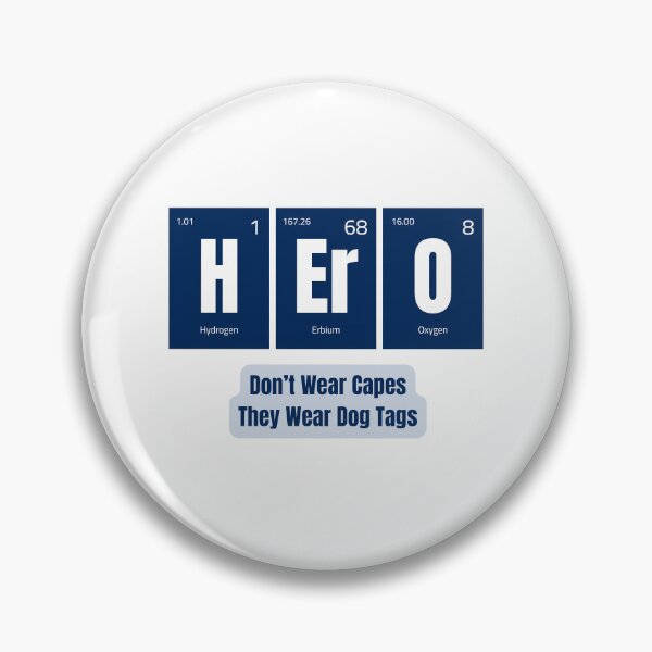 Item preview, Heroes Don't Wear Capes They Wear Dog Tags designed and sold by FridPix.