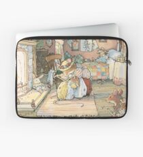 Lady Woodmouse gets Primrose ready for bed Laptop Sleeve