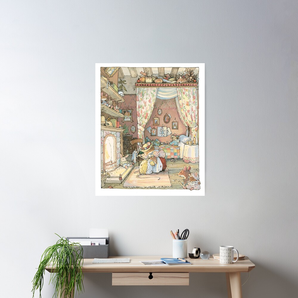 Lady Woodmouse gets Primrose ready for bed Poster