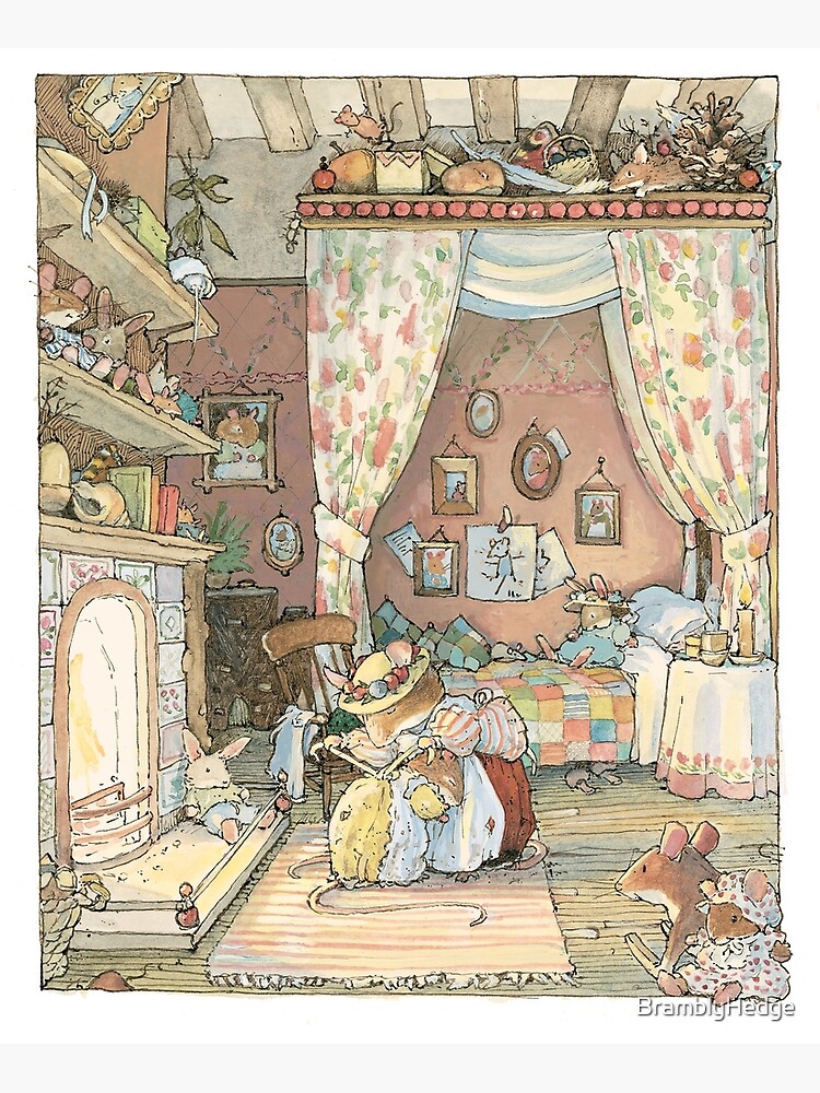 Brambly Hedge - Poppy sat down to rest Postcard for Sale by BramblyHedge