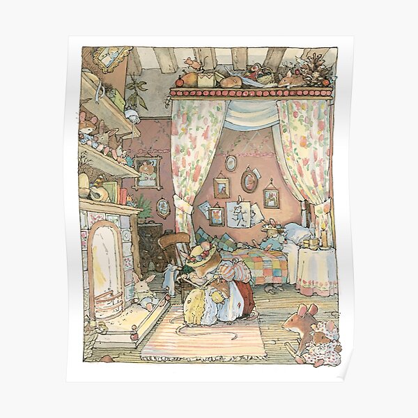 Lady Woodmouse gets Primrose ready for bed Poster