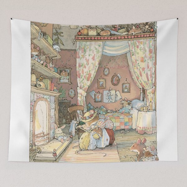 Item preview, Lady Woodmouse gets Primrose ready for bed designed and sold by BramblyHedge.