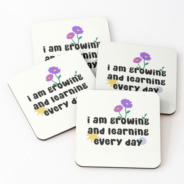 Item preview, i am growing and learning every day  designed and sold by Clementine Sunshine.