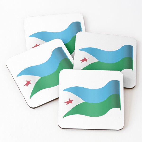 Item preview, Djibounti Flag designed and sold by HarveyHandcraftsandDesigns.