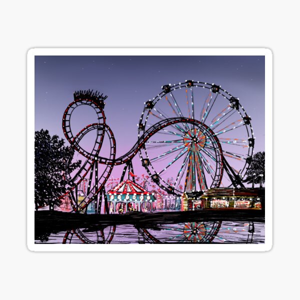Item preview, Evening At The Fair designed and sold by JaqiW.