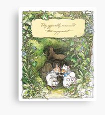 Poppy and Dusty get engaged Metal Print