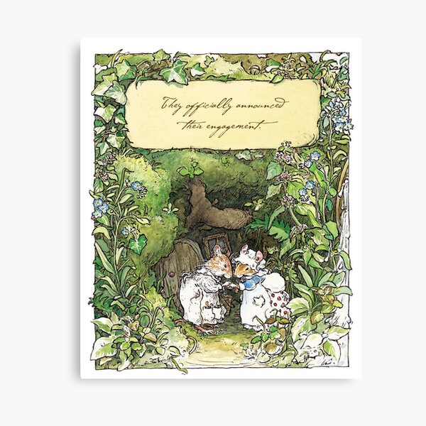 Poppy and Dusty get engaged Canvas Print