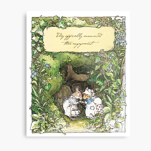 Poppy and Dusty get engaged Metal Print