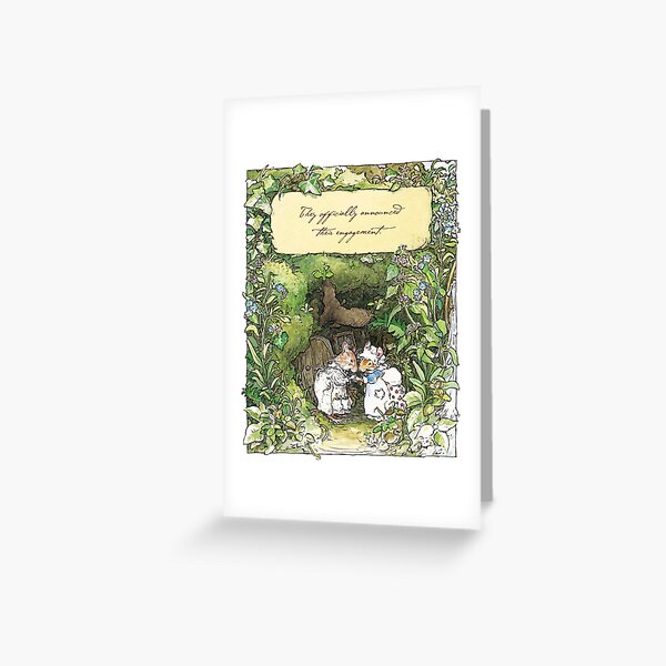 Item preview, Poppy and Dusty get engaged designed and sold by BramblyHedge.