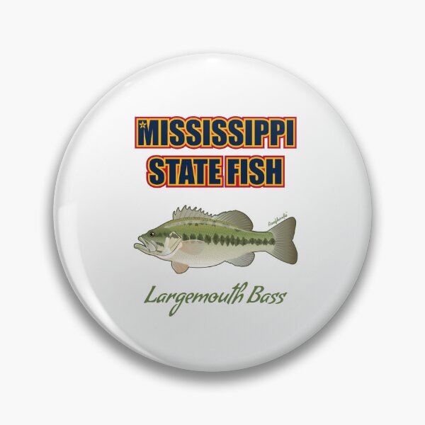 Item preview, Mississippi State Fish - Largemouth Bass T-Shirt designed and sold by KaplanCrypto.