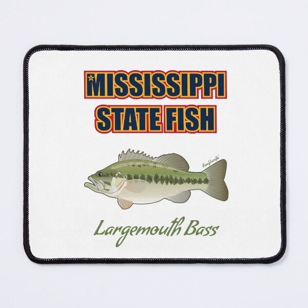 Item preview, Mississippi State Fish - Largemouth Bass T-Shirt designed and sold by KaplanCrypto.