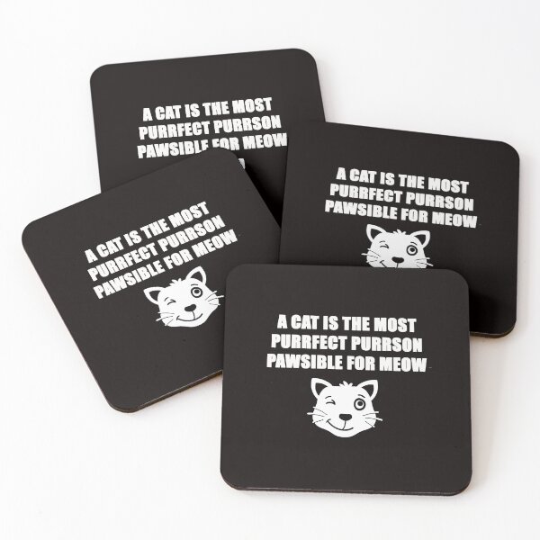 Item preview, A CAT IS THE MOST PURRFECT PURRSON PAWSIBLE FOR MEOW SHIRTS & PRODUCTS designed and sold by BrandNewTeez.