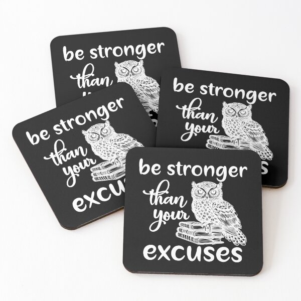 Item preview, Be stronger than your excuses... / designed and sold by PromoRedesHmo.