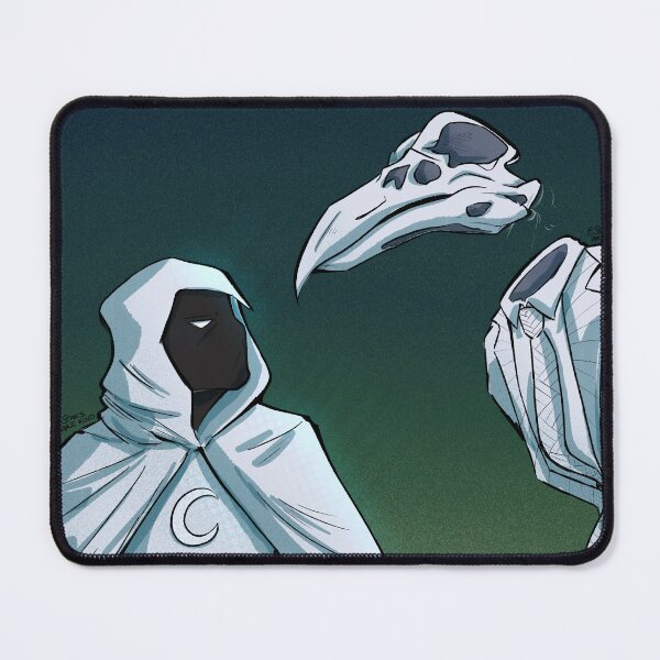 Item preview, Moon Knight and Khonshu designed and sold by elsanoelle.