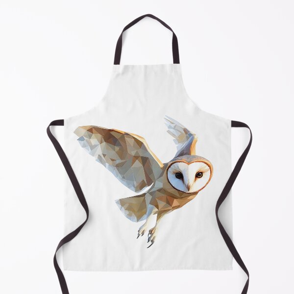 Item preview, lovely barn owl in low polygon designed and sold by wonderisland.
