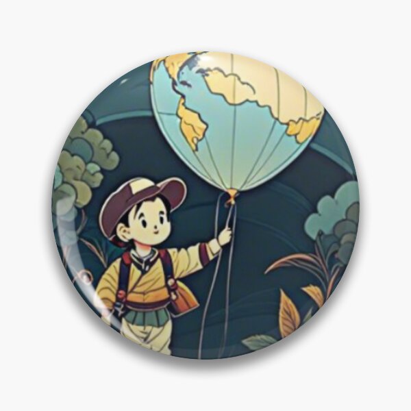 Item preview, Boy with Globe Balloon designed and sold by Memetrending.