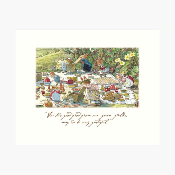 Picnic time Art Print