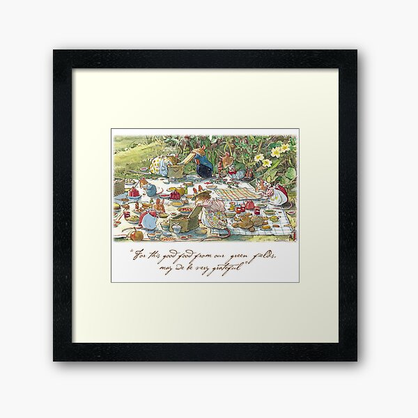 Picnic time Framed Art Print