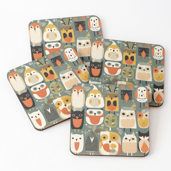 Item preview, Festive Fall Friends #2 designed and sold by elgatonocturno.