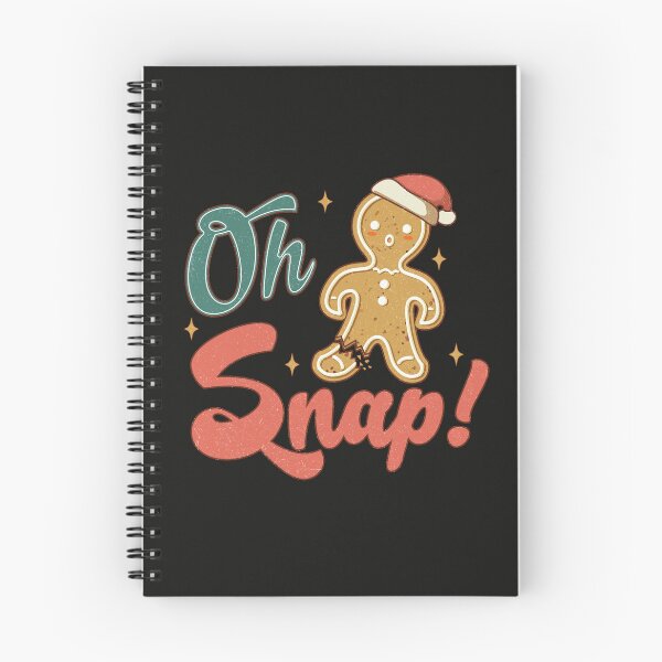Item preview, Retro Oh Snap Gingerbread Man Christmas Cookie designed and sold by AlienOccupation.