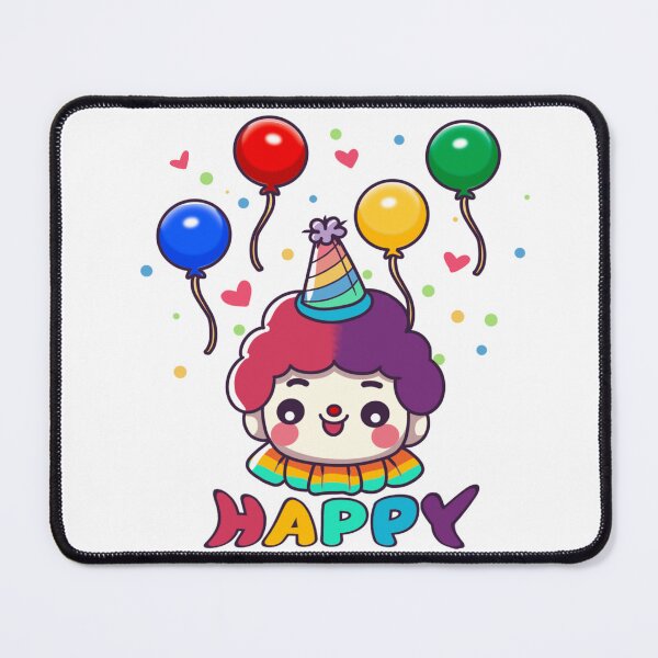 Item preview, A kind and cute red haired clown. designed and sold by atika-atk.