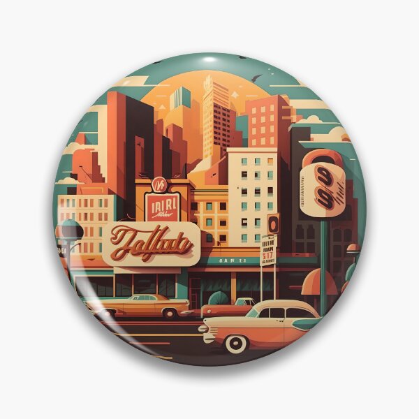 Item preview, Theater District: Retro Charm of the 50s designed and sold by Viktor Surzhko.