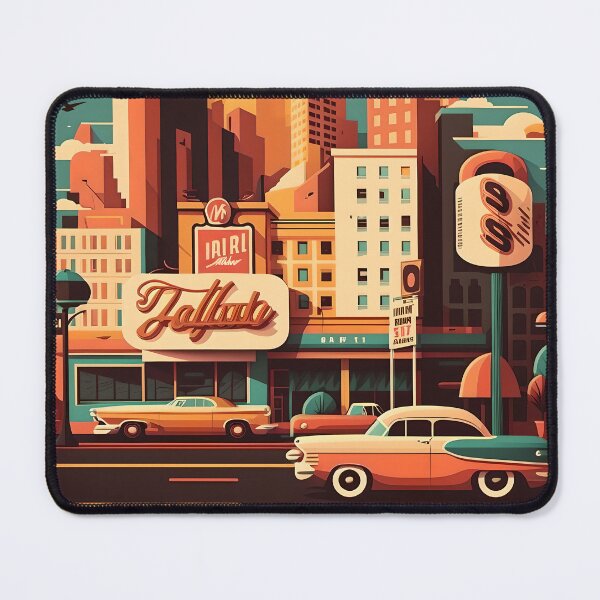 Item preview, Theater District: Retro Charm of the 50s designed and sold by Viktor Surzhko.