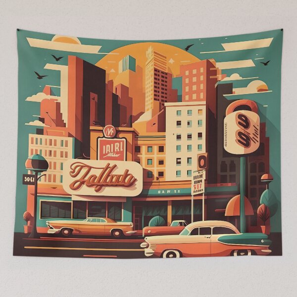 Item preview, Theater District: Retro Charm of the 50s designed and sold by Viktor Surzhko.