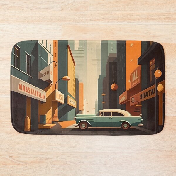 Item preview, Downtown Vibes: Classic 50s Scene designed and sold by Viktor Surzhko.