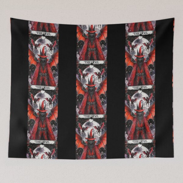 Item preview, The Devil | Tarot Halloween Magic | Occult Creature designed and sold by Qudkin.