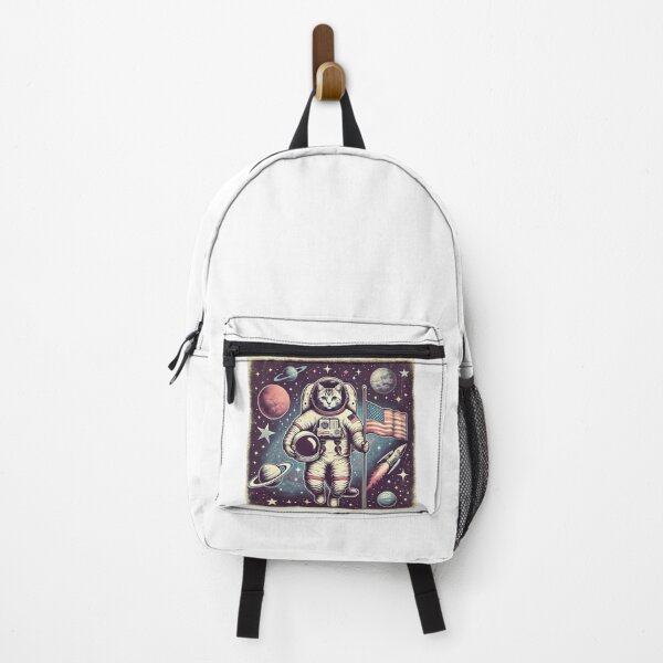 Item preview, Vintage American Cat Astronaut designed and sold by RetroPop23.