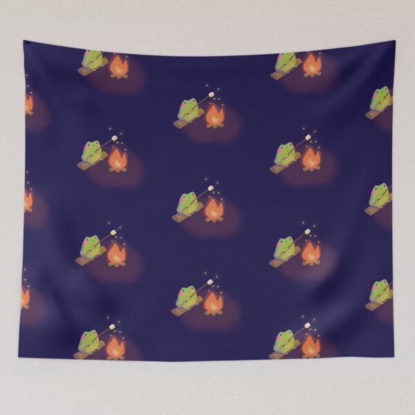Item preview, Cute frog campfire designed and sold by SnugbugStudios.