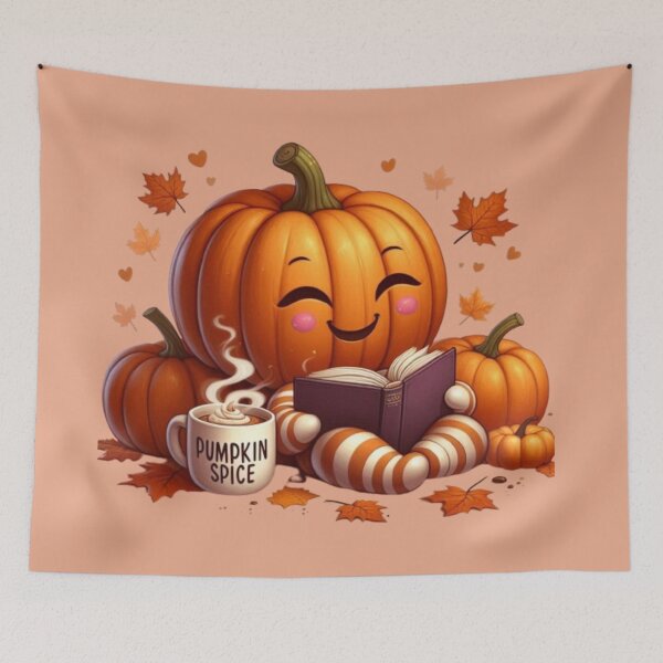 Item preview, Sitting Pumpkin Reading A Book designed and sold by DeeCeeFashion.