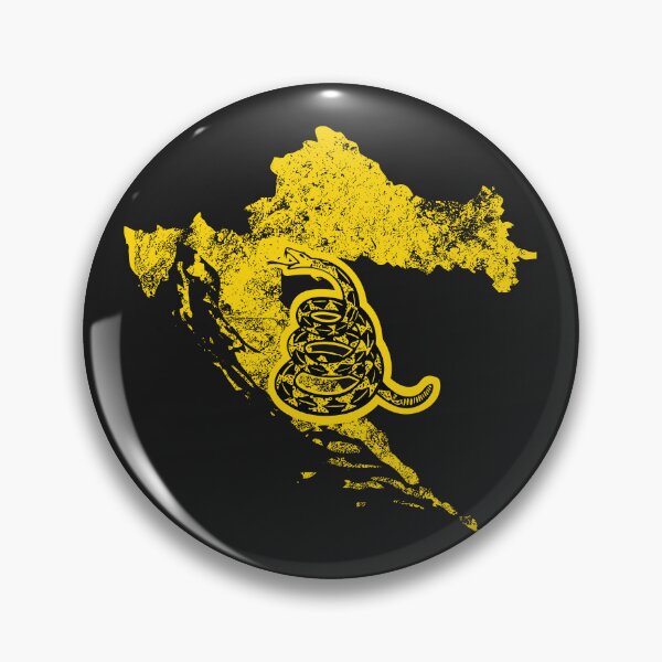 Item preview, Distressed CROATIA   - Freedom Is The Superpower -  Gadsden Snake Flag - Dont Tread On Me design designed and sold by pelagio.