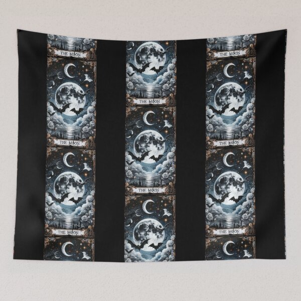 Item preview, The Moon | Tarot Halloween Magic | Occult Creature designed and sold by Qudkin.
