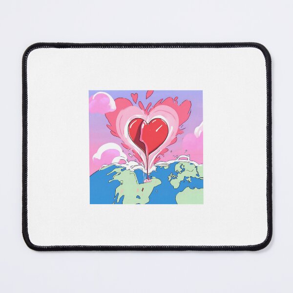 Item preview, Heart colliding with the world  designed and sold by Sadworldent.